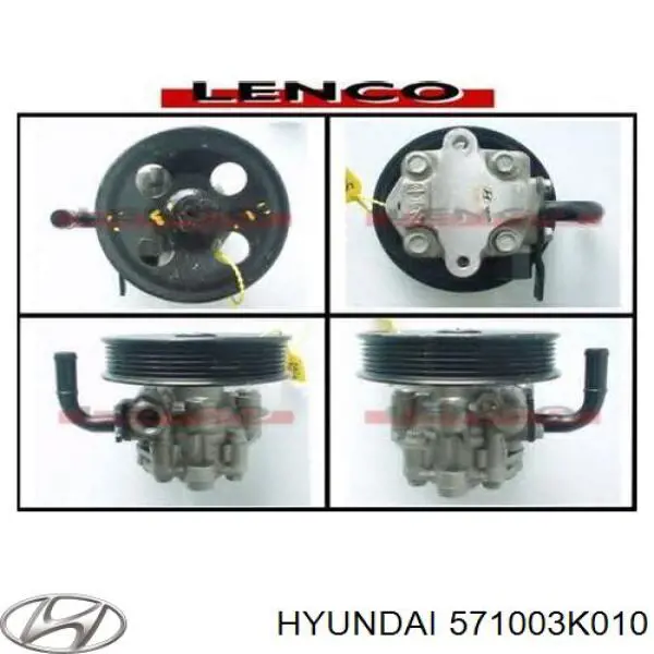 Pompa wspomagania hydraulicznego kierownicy Hyundai/Kia 571003K010 cena, od 154,75 USD