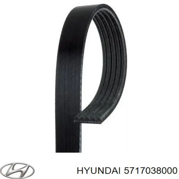 Pas napędowy mechanizmów Hyundai/Kia 5717038000 cena, od 11,13 USD