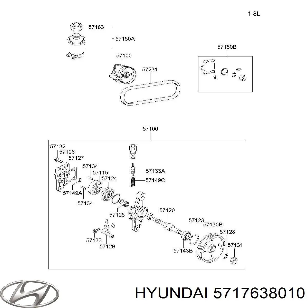 Do koszyka Zbiornik płynu wspomagania Hyundai Sonata IV EF