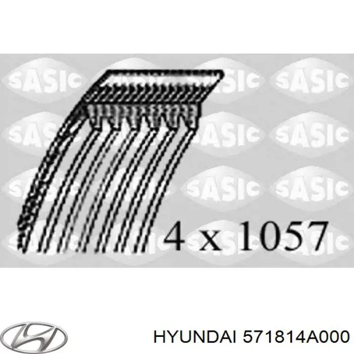 Do koszyka 571814A000 Hyundai/Kia Pas napędowy mechanizmów