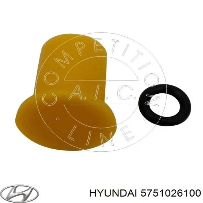 5751026100 Hyundai/Kia Przewód hydraulicznego układu wspomagania wysokiego ciśnienia, od pompy do maglownicy (mechanizmu)