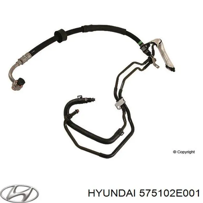 Przewód hydraulicznego układu wspomagania wysokiego ciśnienia, od pompy do maglownicy (mechanizmu) KIA Sportage II SUV (JE) (2004 - 2010) cena, od 97,86 USD