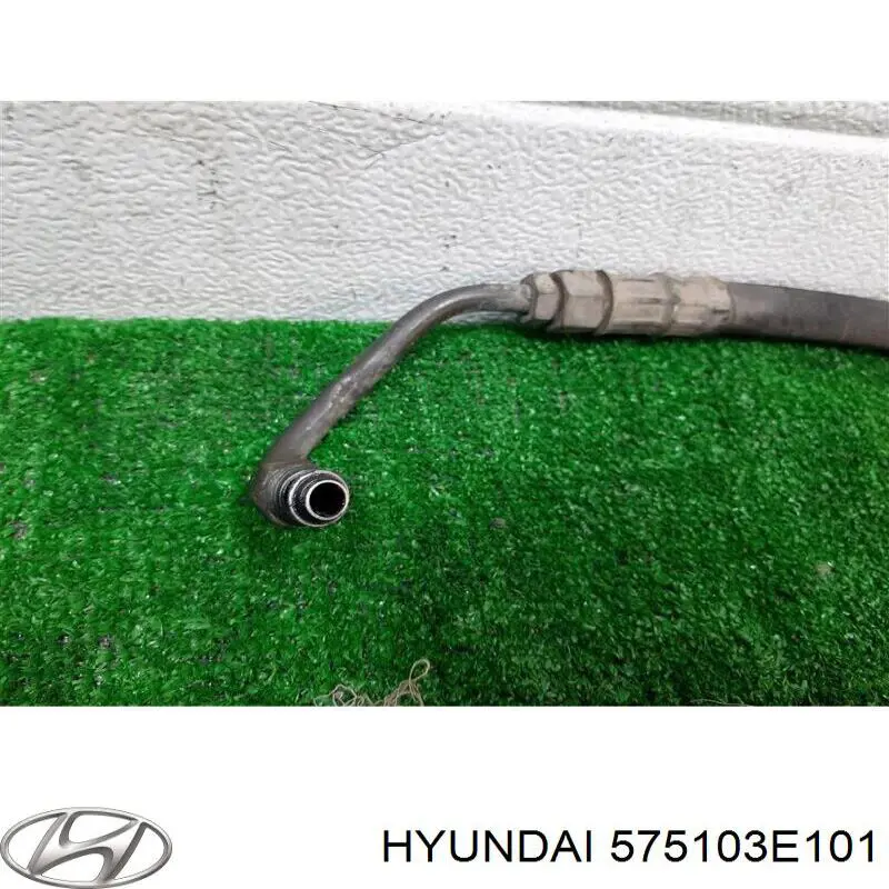 Do koszyka Przewód hydraulicznego układu wspomagania wysokiego ciśnienia, od pompy do maglownicy (mechanizmu) KIA Sorento I JC