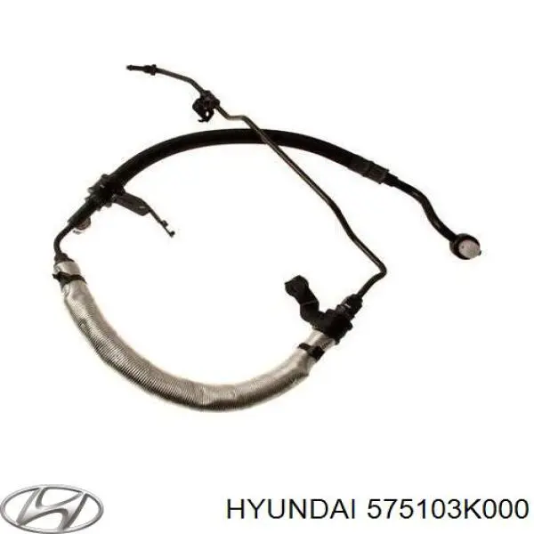 Przewód hydraulicznego układu wspomagania wysokiego ciśnienia, od pompy do maglownicy (mechanizmu) Hyundai/Kia 575103K000 cena, od 131,10 USD