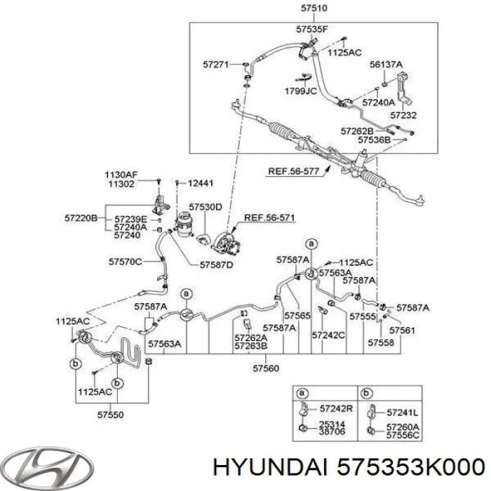 Czujnik pompy wspomagania Hyundai/Kia 575353K000 cena, od 58,82 USD