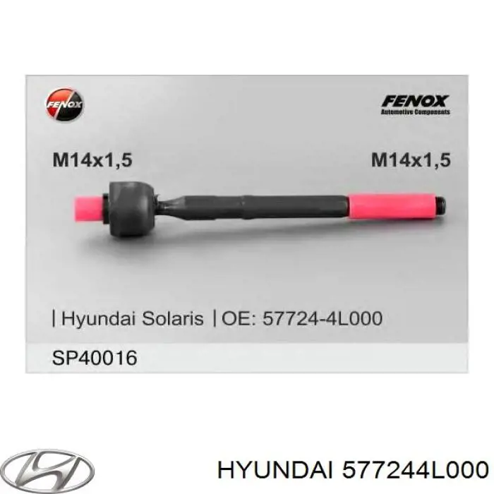 577244L000 Hyundai/Kia Drążek kierowniczy lewy