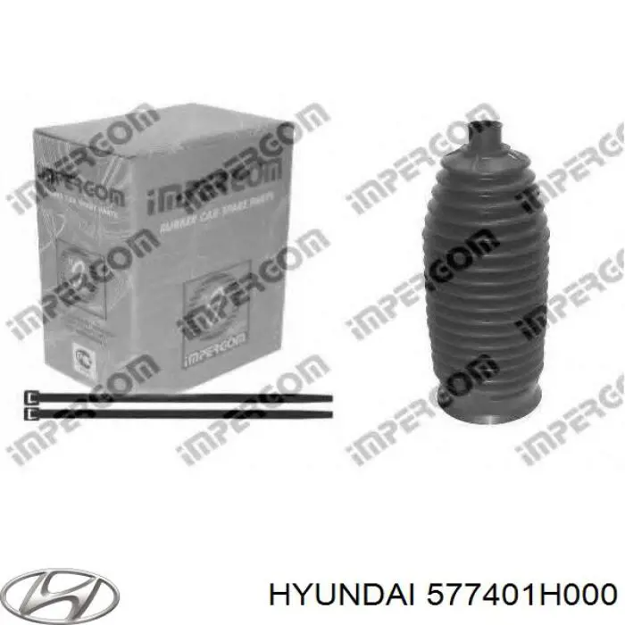 Osłona mechanizmu kierowniczego (maglownicy) 577401H000 Hyundai/Kia