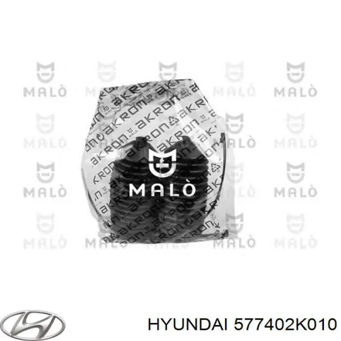 Do koszyka 577402K010 Hyundai/Kia Osłona mechanizmu kierowniczego (maglownicy)