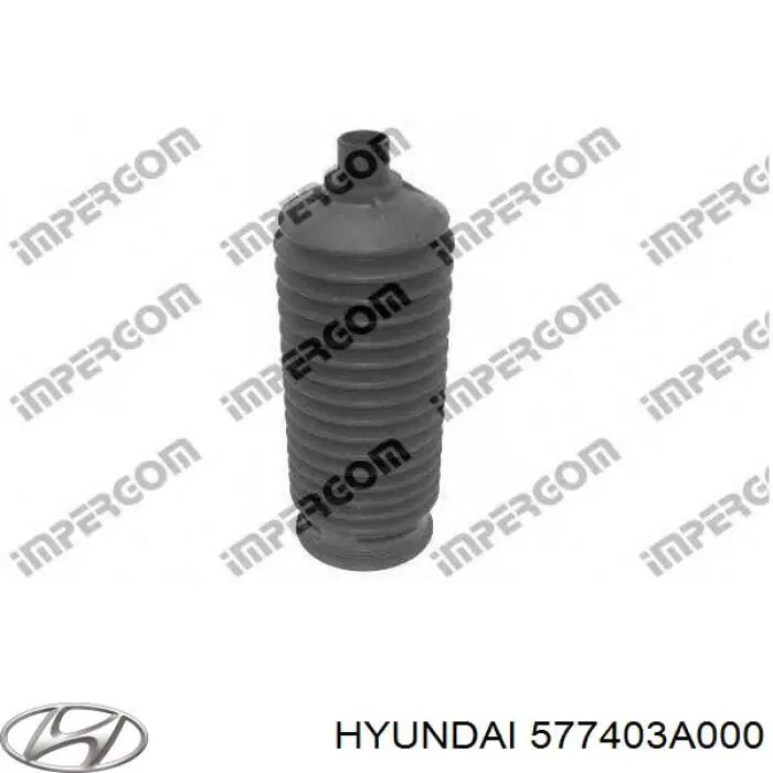 Do koszyka 577403A000 Hyundai/Kia Osłona mechanizmu kierowniczego (maglownicy)