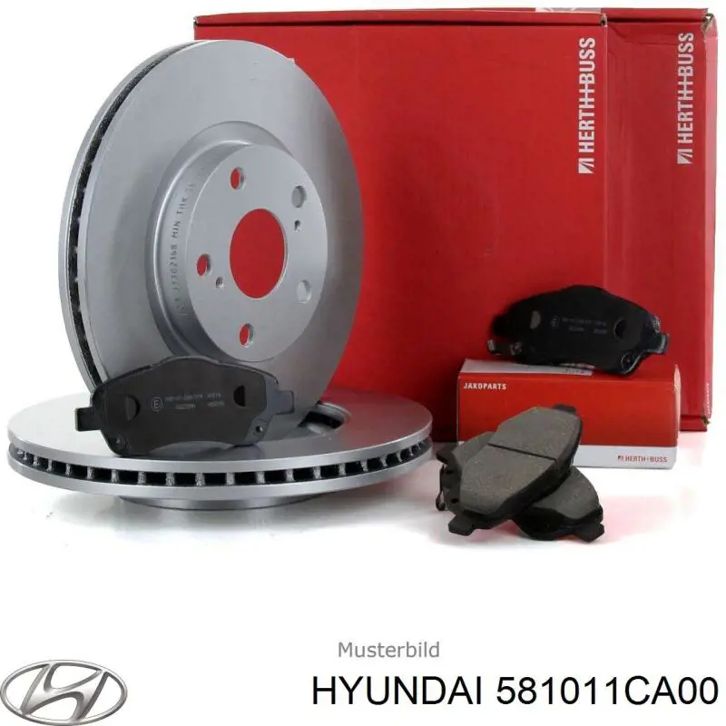 Klocki hamulcowe przednie tarczowe Hyundai/Kia 581011CA00 cena, od 27,09 USD