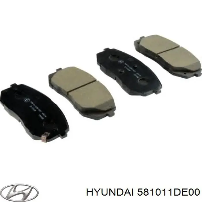 581011DE00 Hyundai/Kia Klocki hamulcowe przednie tarczowe