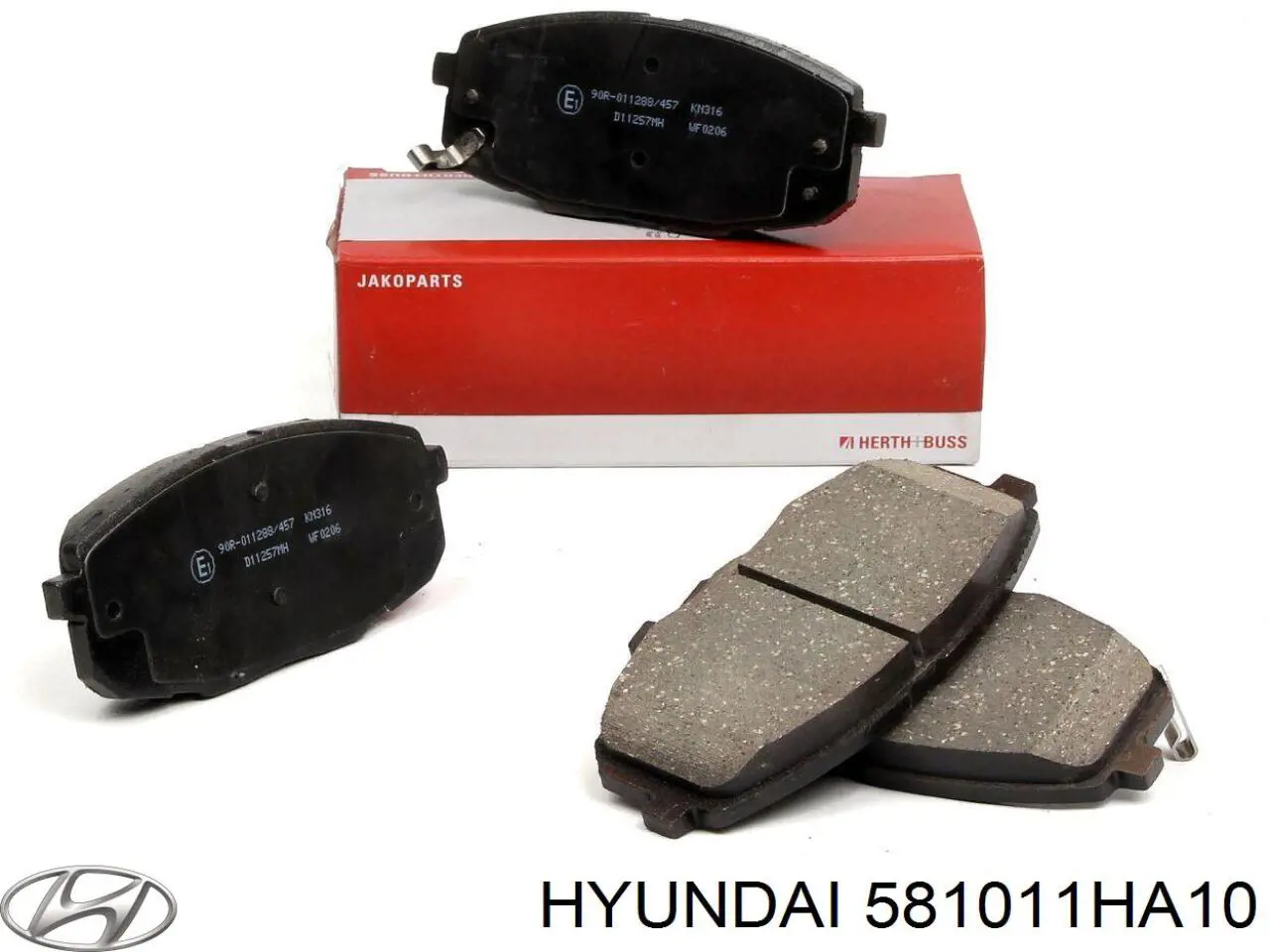 Klocki hamulcowe przednie tarczowe Hyundai/Kia 581011HA10 cena, od 26,05 USD