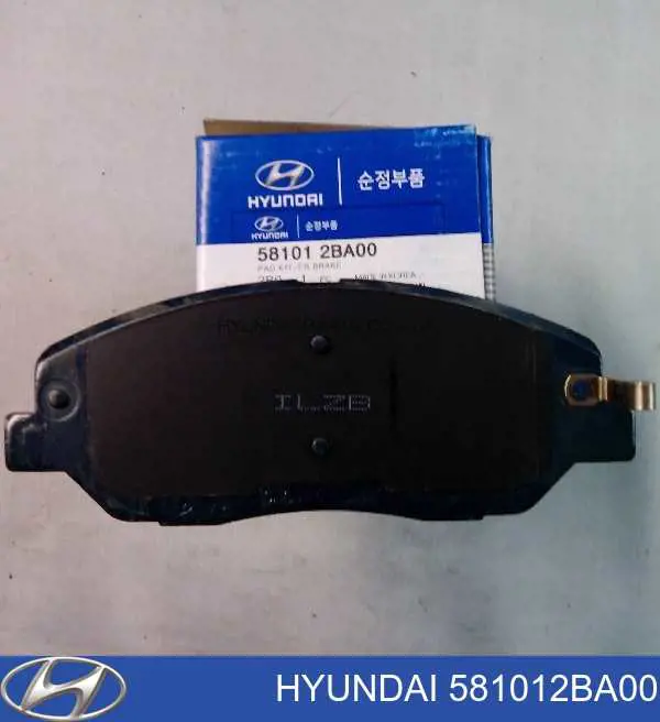Klocki hamulcowe przednie tarczowe Hyundai/Kia 581012BA00 cena, od 26,04 USD