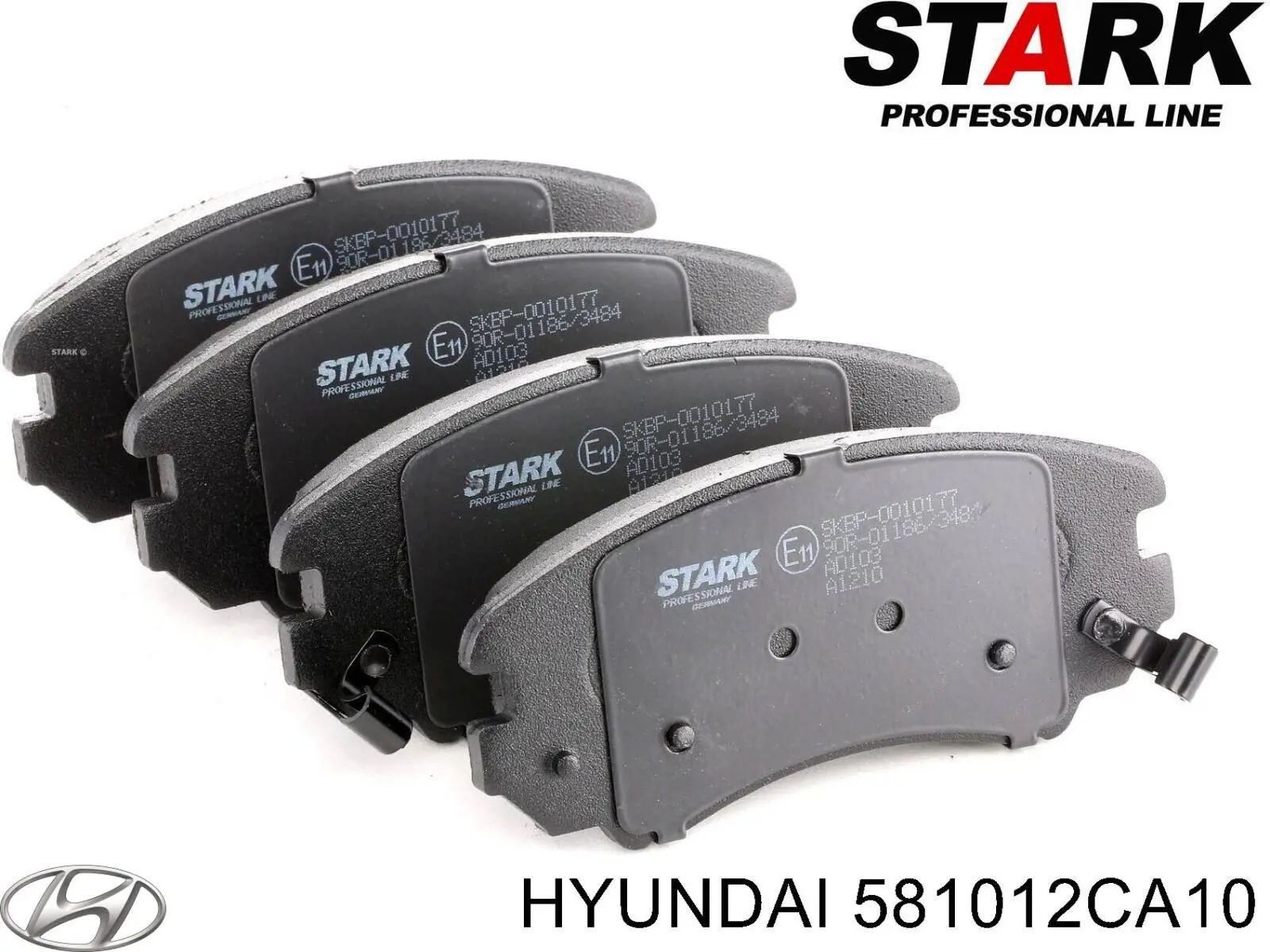 Klocki hamulcowe przednie tarczowe Hyundai/Kia 581012CA10 cena, od 45,45 USD