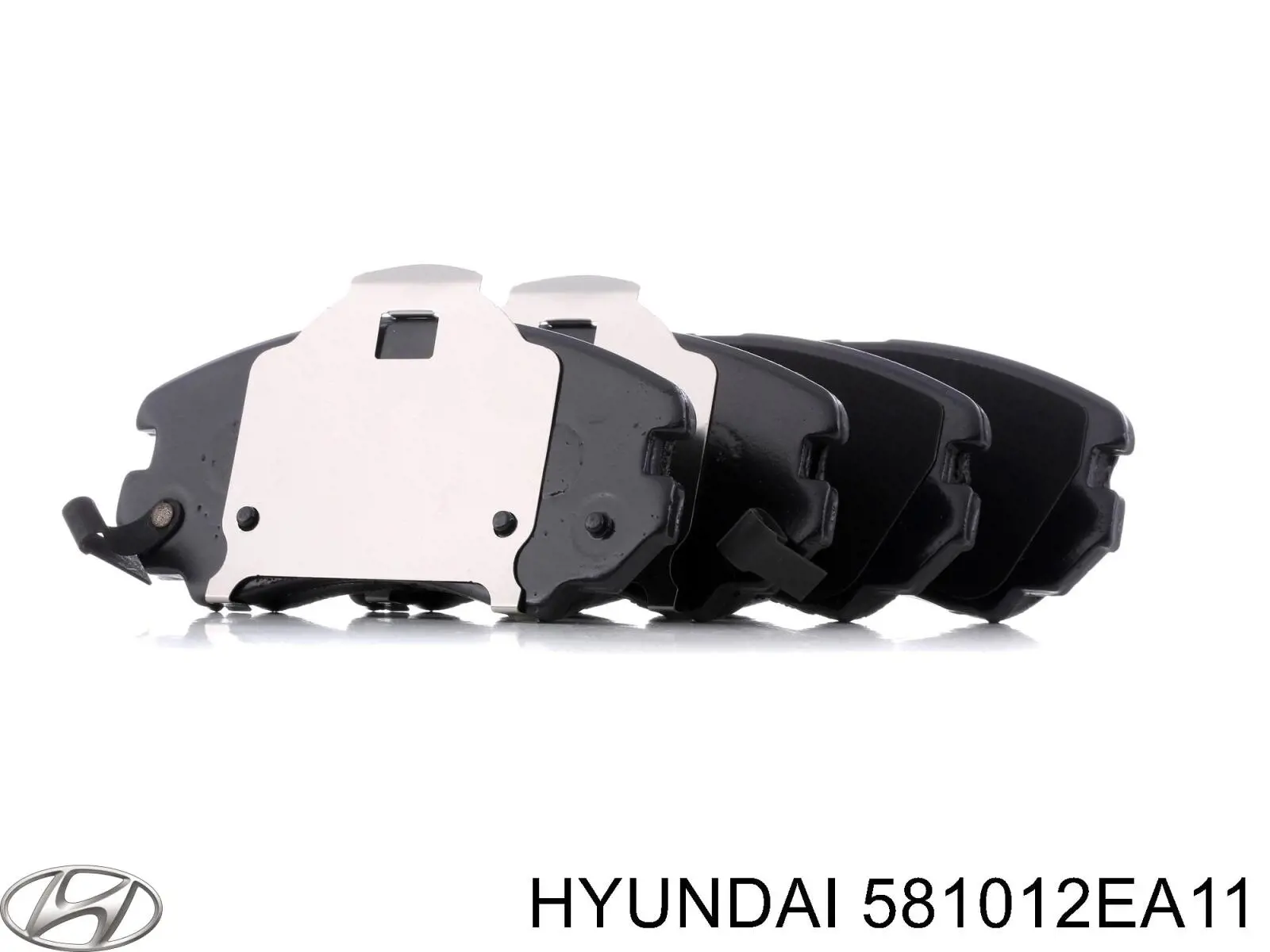 581012EA11 Hyundai/Kia Klocki hamulcowe przednie tarczowe