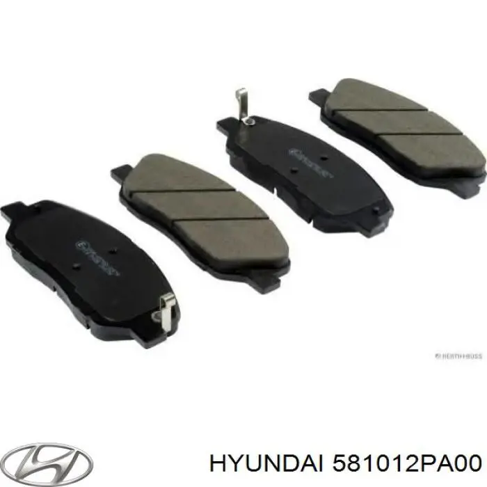 Klocki hamulcowe przednie tarczowe Hyundai/Kia 581012PA00 cena, od 26,04 USD