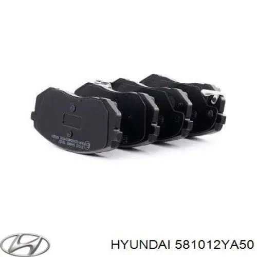 Klocki hamulcowe przednie tarczowe Hyundai/Kia 581012YA50 cena, od 27,35 USD