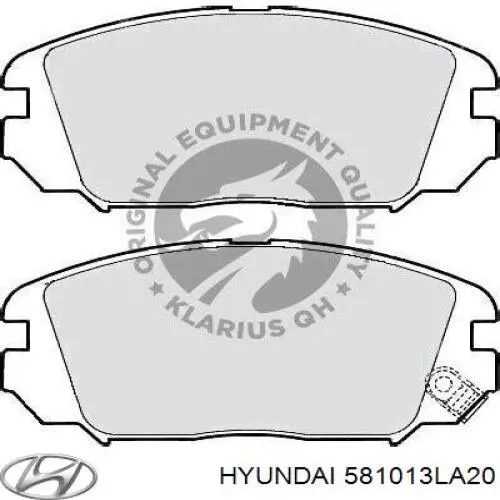 Klocki hamulcowe przednie tarczowe Hyundai/Kia 581013LA20 cena, od 46,54 USD