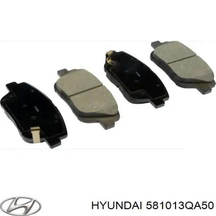 581013QA50 Hyundai/Kia Klocki hamulcowe przednie tarczowe