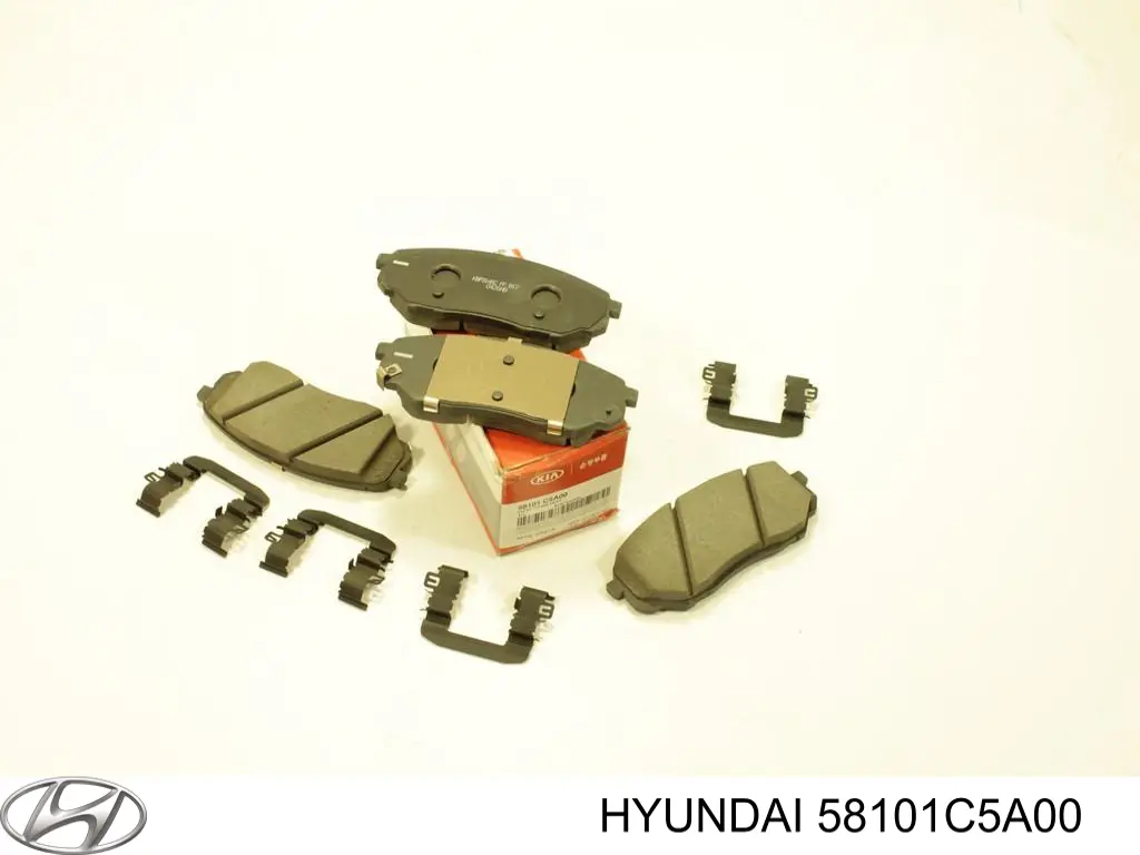 58101C5A00 Hyundai/Kia Klocki hamulcowe przednie tarczowe