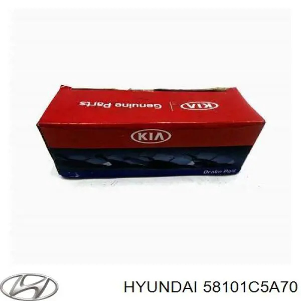 58101C5A70 Hyundai/Kia Klocki hamulcowe przednie tarczowe