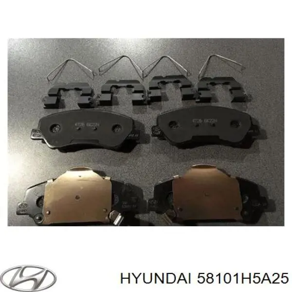 Klocki hamulcowe przednie tarczowe Hyundai/Kia 58101H5A25 cena, od 52,03 USD