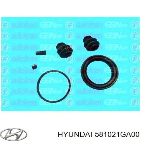 581021GA00 Hyundai/Kia Zestaw naprawczy zacisku hamulcowego przedniego