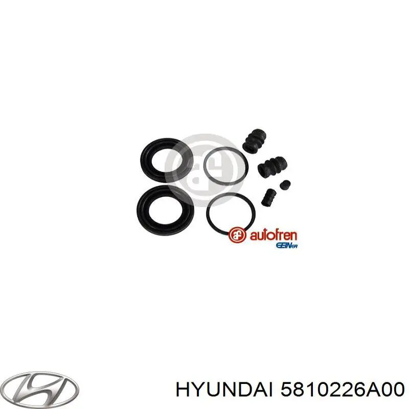 Zestaw naprawczy zacisku hamulcowego przedniego Hyundai/Kia 5810226A00 cena, od 11,81 USD
