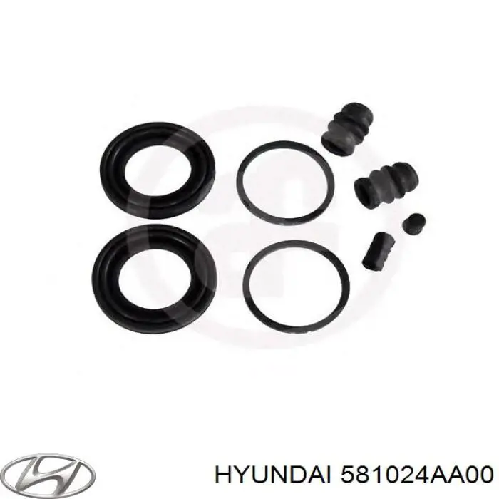 581024AA00 Hyundai/Kia Zestaw naprawczy zacisku hamulcowego przedniego