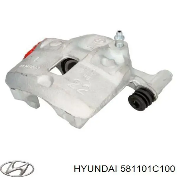 Do koszyka 581101C100 Hyundai/Kia Zacisk hamulcowy przedni lewy