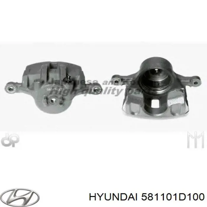 581101D100 Hyundai/Kia Zacisk hamulcowy przedni lewy
