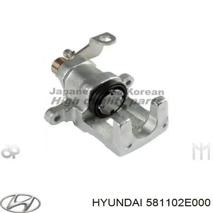 581102E000 Hyundai/Kia Zacisk hamulcowy przedni lewy