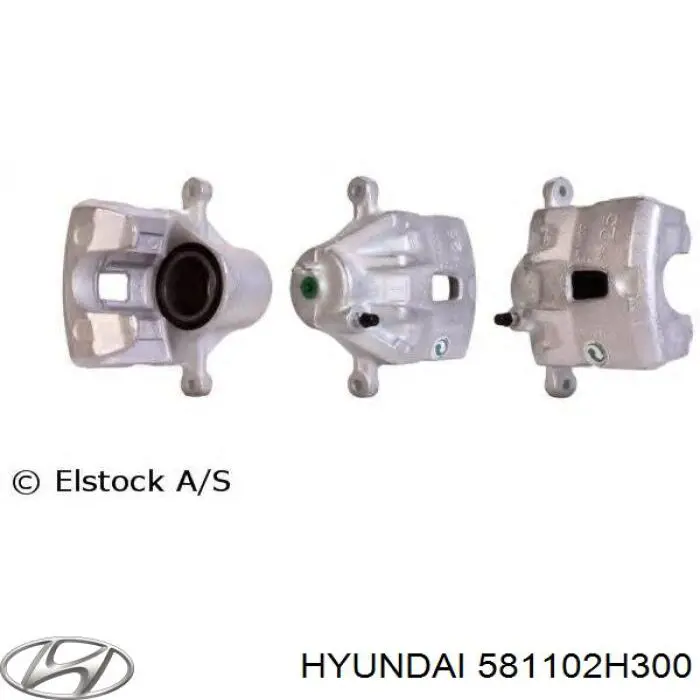 581102H300 Hyundai/Kia Zacisk hamulcowy przedni lewy