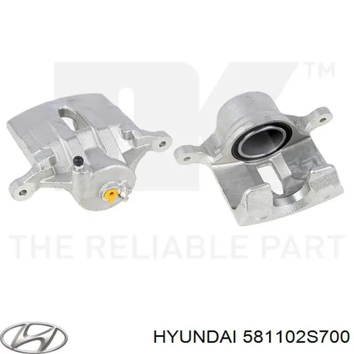 Zacisk hamulcowy przedni lewy Hyundai/Kia 581102S700 cena, od 74,91 USD