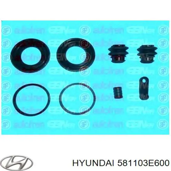 Zacisk hamulcowy przedni lewy Hyundai/Kia 581103E600 cena, od 64,70 USD