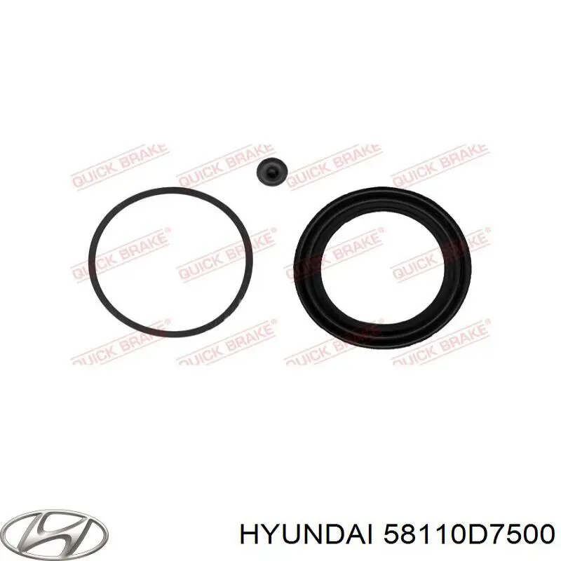 58110D7500 Hyundai/Kia Zacisk hamulcowy przedni lewy