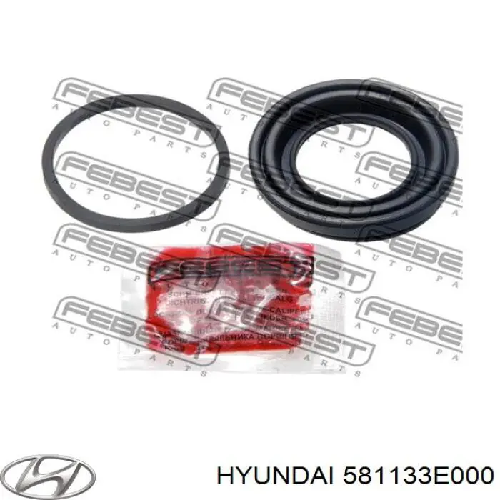 Do koszyka 581133E000 Hyundai/Kia Zestaw naprawczy zacisku hamulcowego przedniego