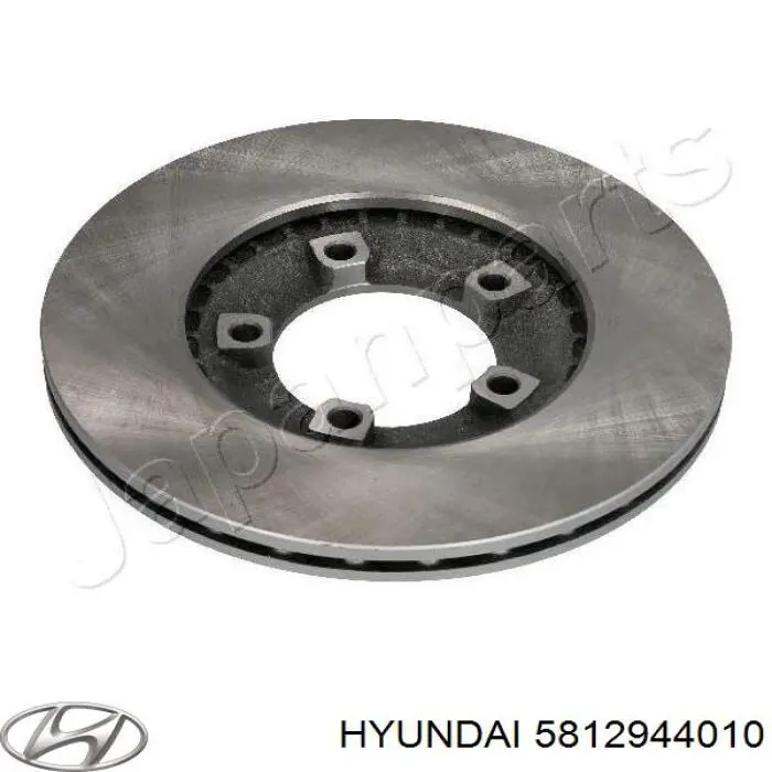 Do koszyka 5812944010 Hyundai/Kia Tarcza hamulcowa przednia
