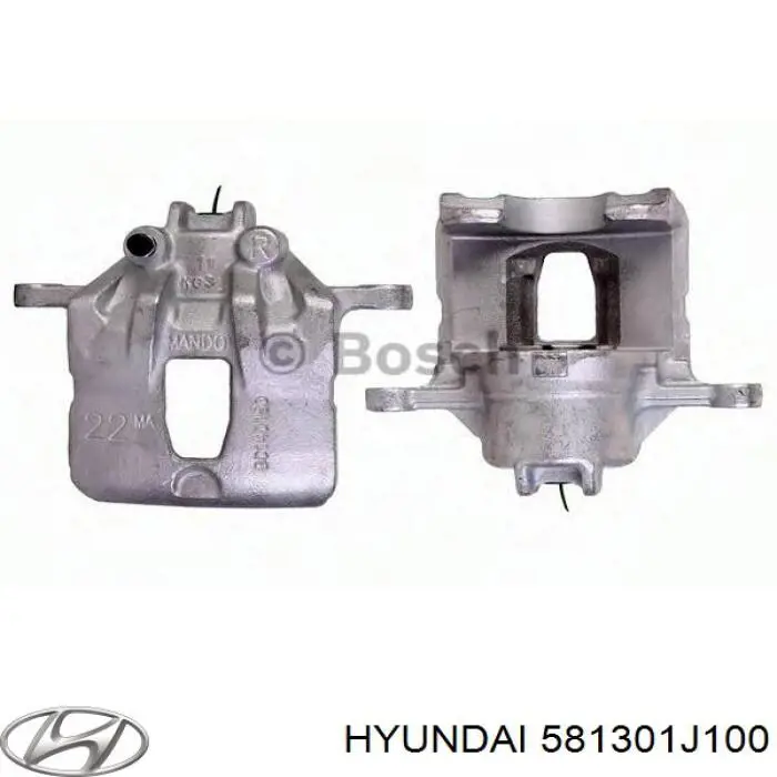 581301J100 Hyundai/Kia zacisk hamulcowy przedni prawy