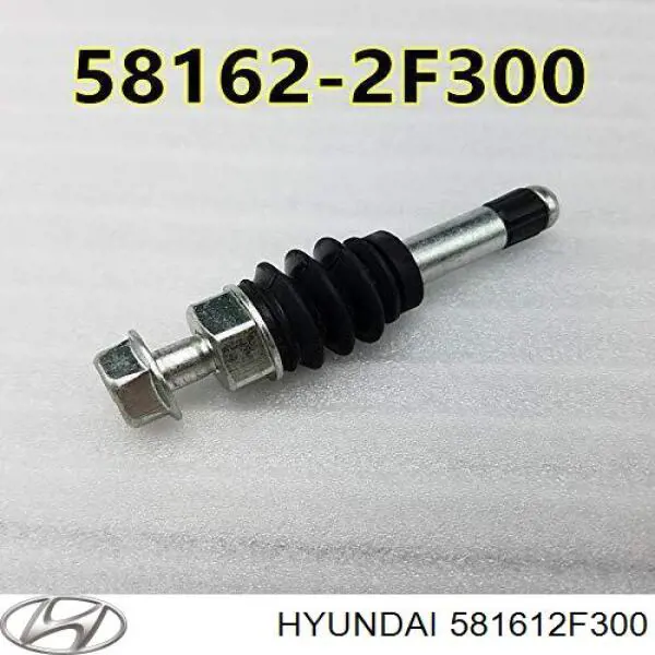 Prowadnica zacisku przedniego dolna Hyundai/Kia 581612F300 cena, od 5,40 USD