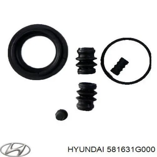 Zestaw naprawczy zacisku hamulcowego przedniego Hyundai/Kia 581631G000 cena, od 8,43 USD