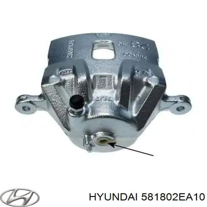 581802EA10 Hyundai/Kia Zacisk hamulcowy przedni lewy
