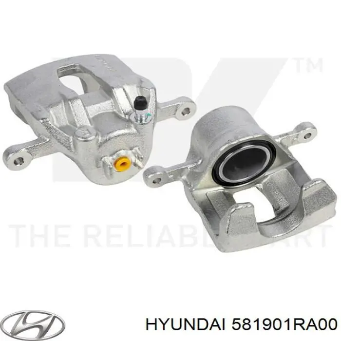 Zacisk hamulcowy przedni prawy Hyundai/Kia 581901RA00 cena, od 72,35 USD