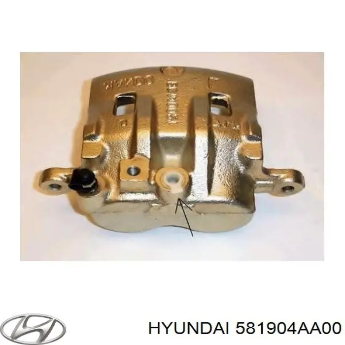 Zacisk hamulcowy przedni prawy Hyundai/Kia 581904AA00 cena, od 69,63 USD