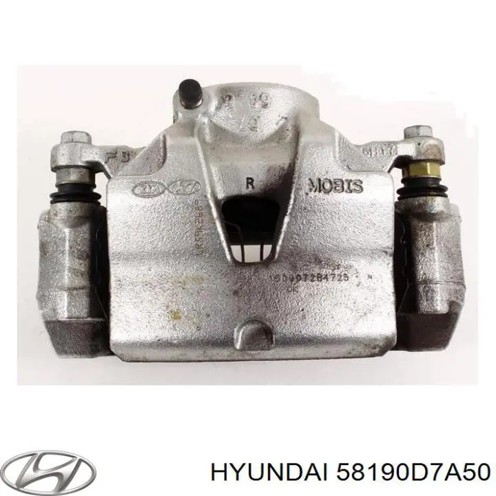 58190D7A50 Hyundai/Kia Zacisk hamulcowy przedni prawy