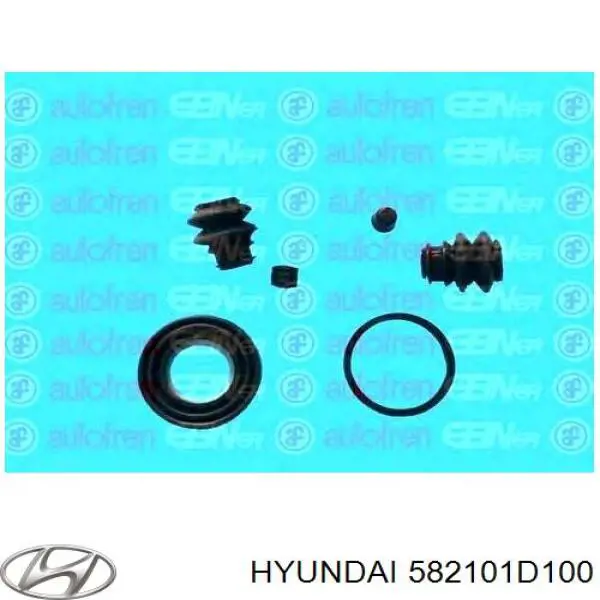 582101D100 Hyundai/Kia Zacisk hamulcowy tylny lewy