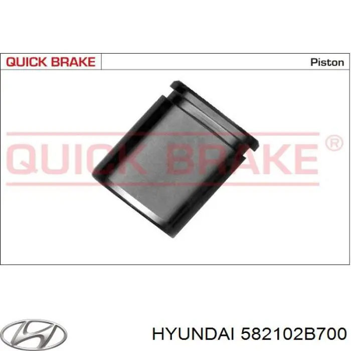 Do koszyka 582102B700 Hyundai/Kia Zacisk hamulcowy tylny lewy