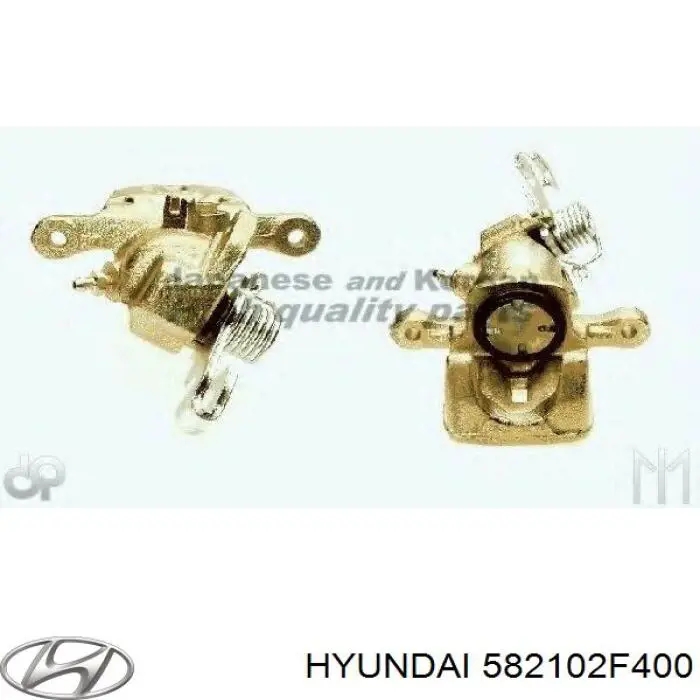 Do koszyka 582102F400 Hyundai/Kia Zacisk hamulcowy tylny lewy