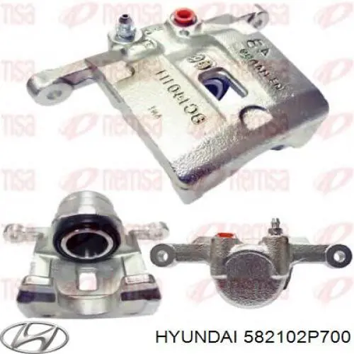 Zacisk hamulcowy tylny lewy Hyundai/Kia 582102P700 cena, od 120,35 USD
