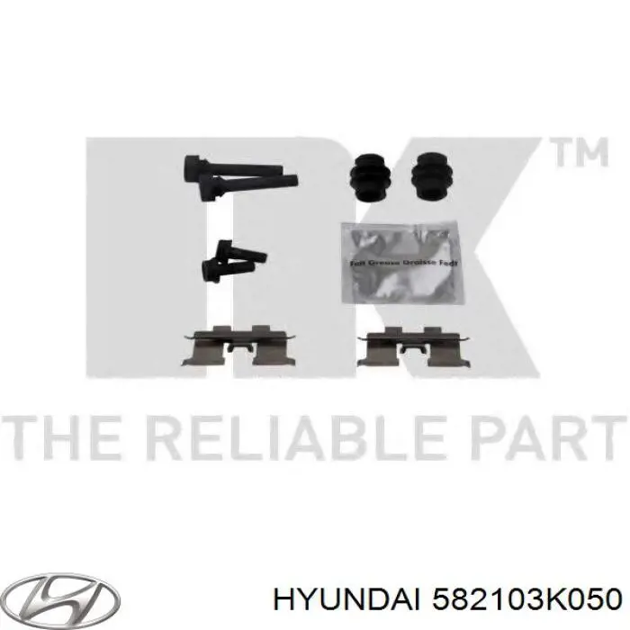 Zacisk hamulcowy tylny lewy 582103K050 Hyundai/Kia